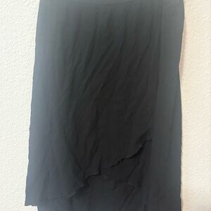 Zac & Rachel Asymmetrical Black Skirt
